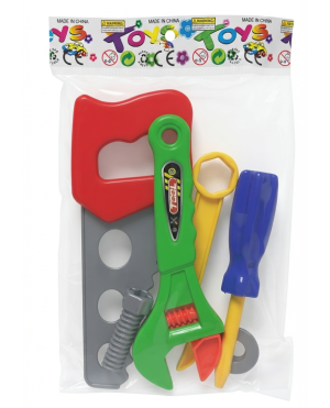 Set de herramientas de plástico de imitación para niños