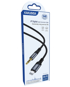 Cable Auxiliar de Audio 3.5mm iPhone/Lightning