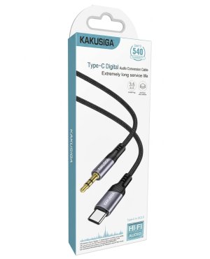 Cable Auxiliar Tipo-C a Jack 3.5mm
