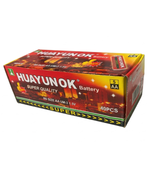 Baterías o Pilas Huayunok Super Quality AA