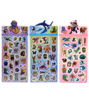 Calcomanías infantiles coleccionables "Mountains and Seas Stickers"